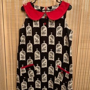 Bebop & Wally New York sz L birdcage design unique dress